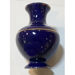 Vază mică solifloră cobalt
