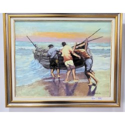 Trei pescari