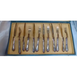 Set 6 tacamuri maner argintat
